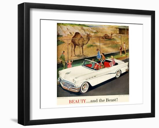 GM Buick -Beauty and the Beast-null-Framed Art Print