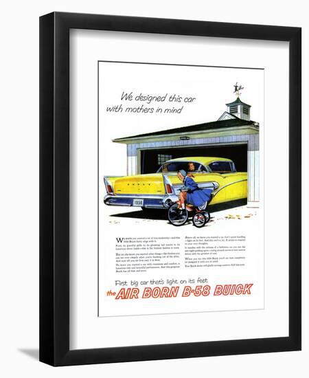 GM Buick-Car Light On Its Feet-null-Framed Art Print