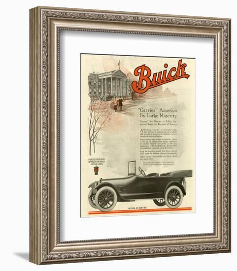 GM Buick …Carries America-null-Framed Premium Giclee Print