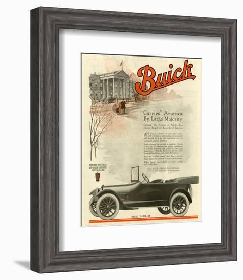 GM Buick …Carries America-null-Framed Art Print