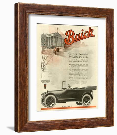 GM Buick …Carries America-null-Framed Art Print