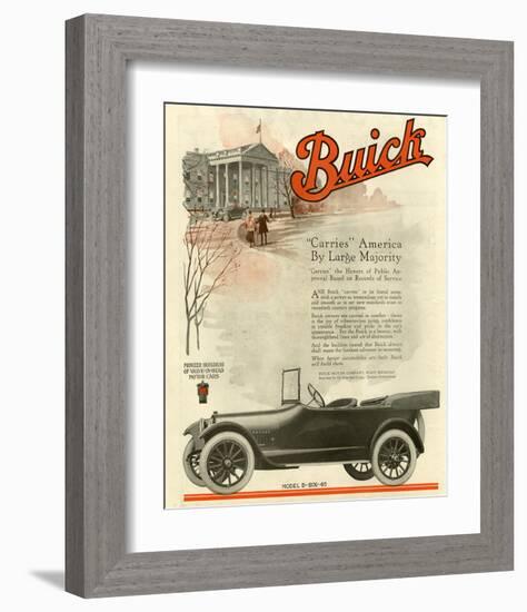 GM Buick …Carries America-null-Framed Art Print