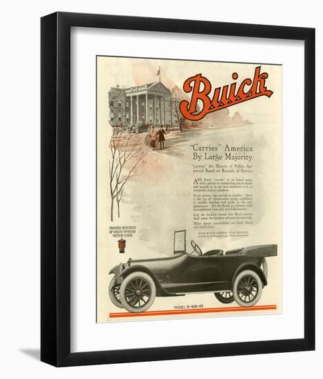 GM Buick …Carries America-null-Framed Art Print