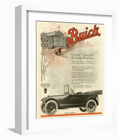 GM Buick …Carries America-null-Framed Art Print