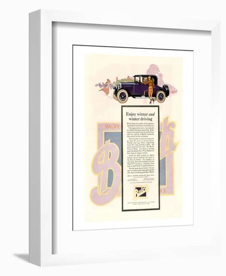 GM Buick-Enjoy Winter Driving-null-Framed Art Print