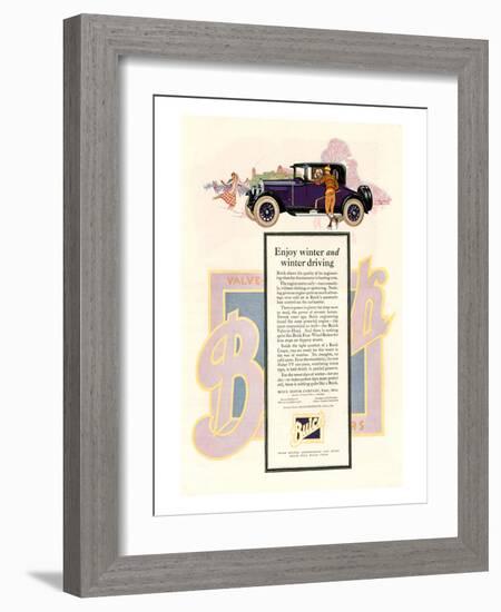 GM Buick-Enjoy Winter Driving-null-Framed Art Print