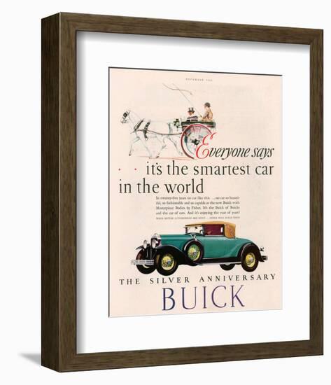 GM Buick - Is the Smartest Car-null-Framed Premium Giclee Print