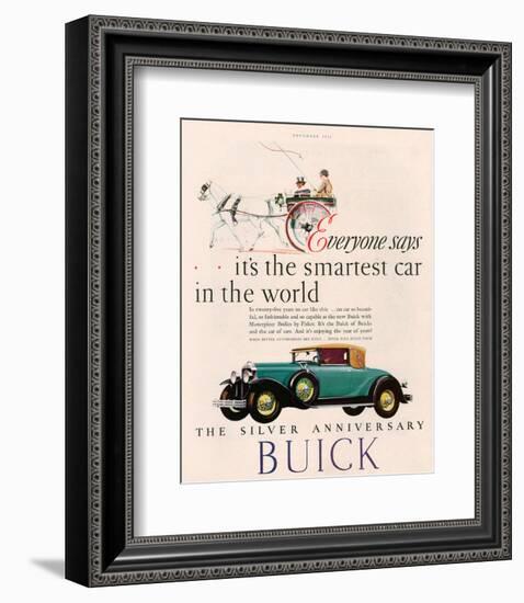 GM Buick - Is the Smartest Car-null-Framed Art Print