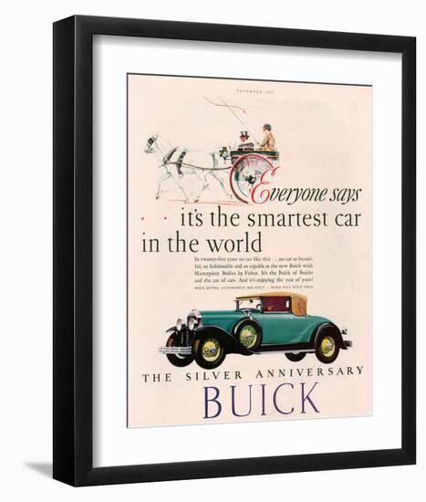 GM Buick - Is the Smartest Car-null-Framed Art Print