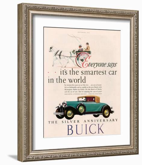 GM Buick - Is the Smartest Car-null-Framed Art Print