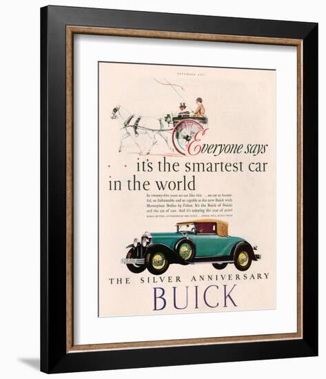 GM Buick - Is the Smartest Car-null-Framed Art Print