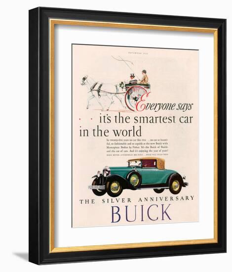 GM Buick - Is the Smartest Car-null-Framed Art Print