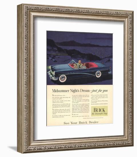 GM Buick - Just for You-null-Framed Art Print