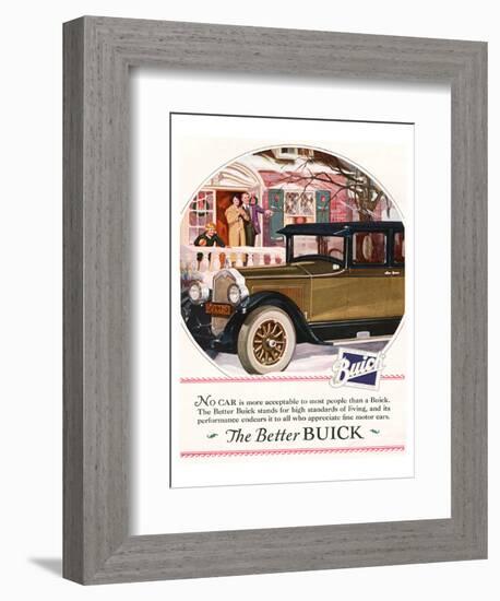 GM Buick - More Acceptable-null-Framed Art Print