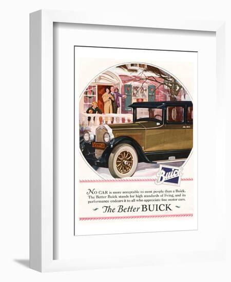 GM Buick - More Acceptable-null-Framed Art Print