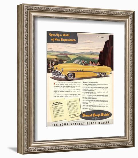 GM Buick - New Experience-null-Framed Art Print