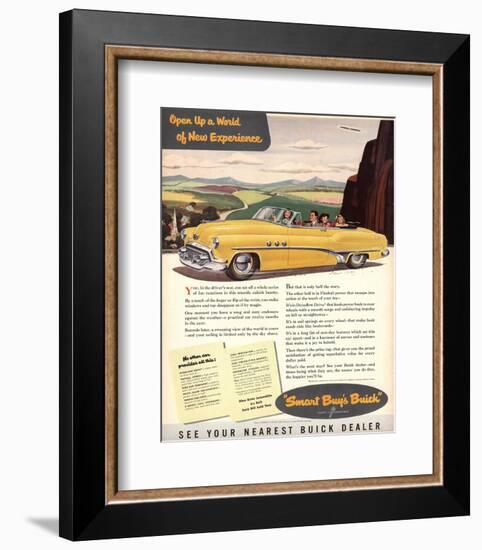 GM Buick - New Experience-null-Framed Art Print