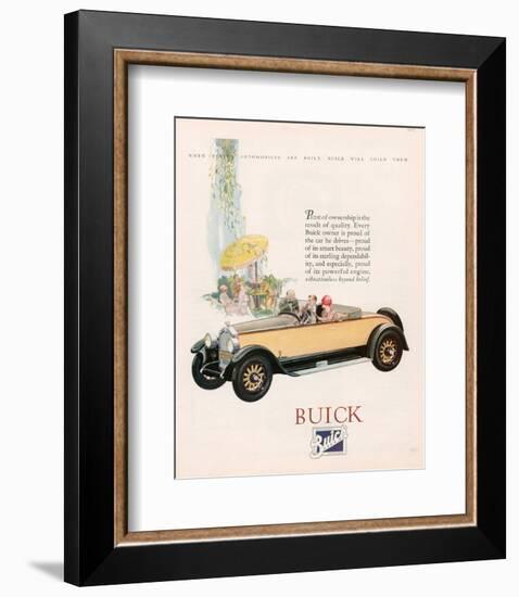 GM Buick - Pride of Ownership-null-Framed Art Print