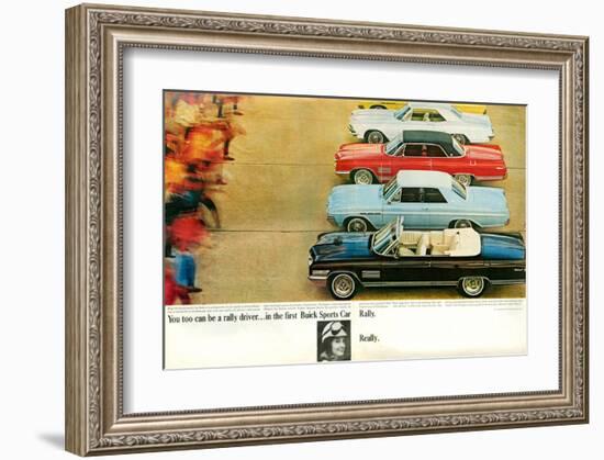 GM Buick - Rally Driver-null-Framed Art Print