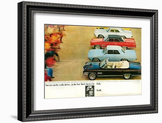 GM Buick - Rally Driver-null-Framed Art Print