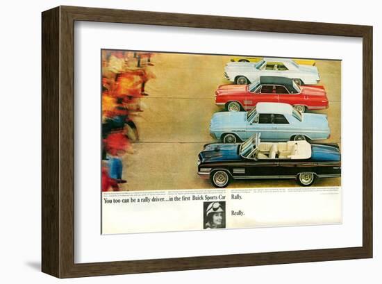 GM Buick - Rally Driver-null-Framed Art Print