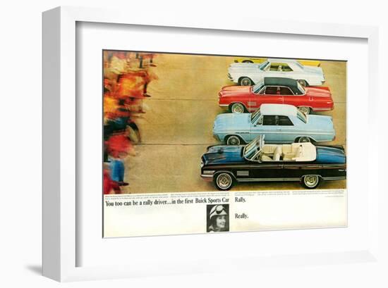 GM Buick - Rally Driver-null-Framed Art Print