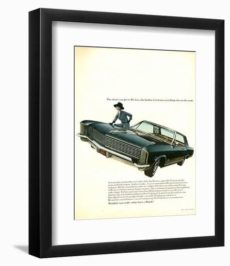 GM Buick - Riviera-null-Framed Art Print