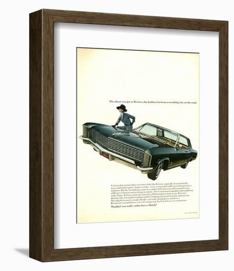 GM Buick - Riviera-null-Framed Art Print