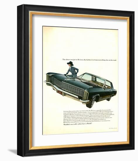 GM Buick - Riviera-null-Framed Art Print