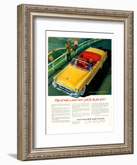 GM Buick Roadmaster Smart Move-null-Framed Art Print