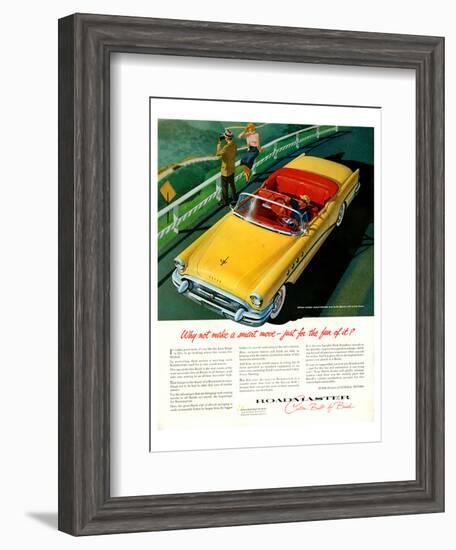 GM Buick Roadmaster Smart Move-null-Framed Art Print