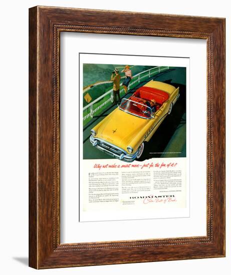 GM Buick Roadmaster Smart Move--Framed Art Print