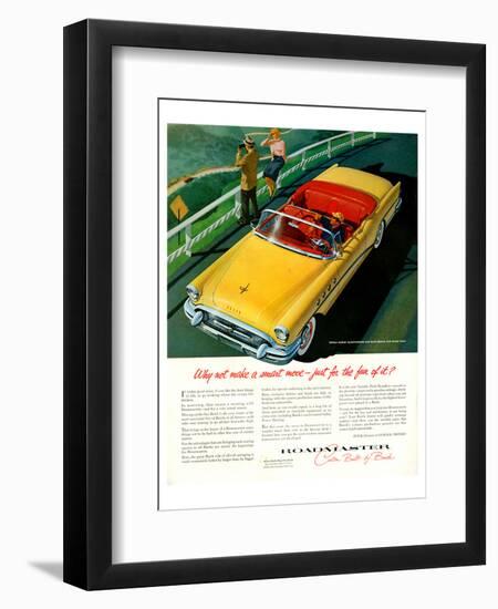 GM Buick Roadmaster Smart Move-null-Framed Art Print