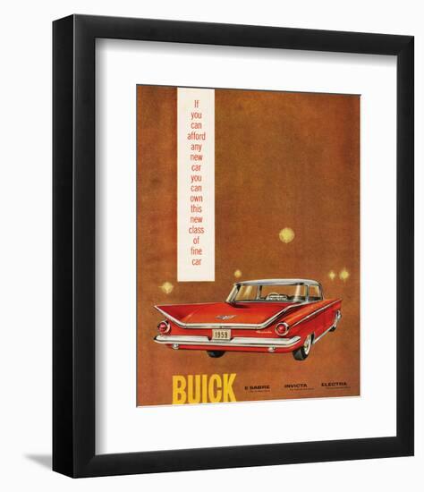 GM Buick Sabre Invicta Electra-null-Framed Art Print
