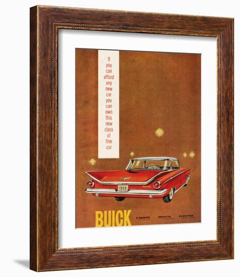 GM Buick Sabre Invicta Electra-null-Framed Art Print