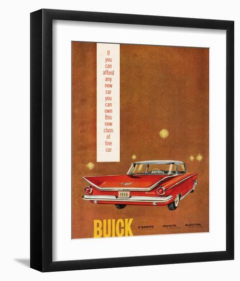 GM Buick Sabre Invicta Electra-null-Framed Art Print