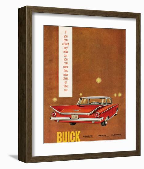 GM Buick Sabre Invicta Electra-null-Framed Art Print