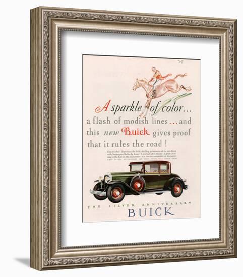 GM Buick - Sparkle of Color-null-Framed Art Print