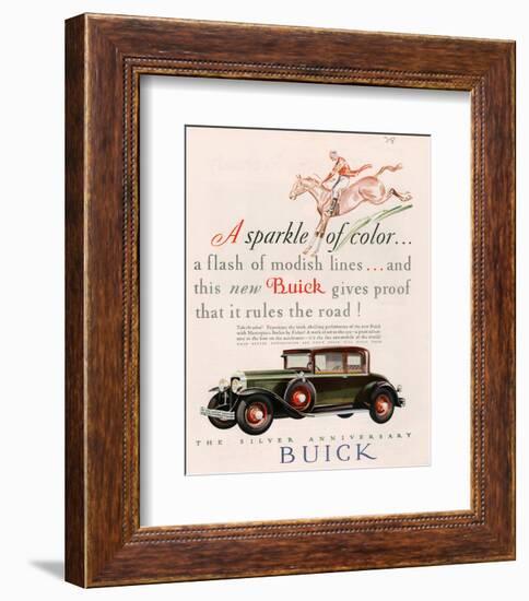 GM Buick - Sparkle of Color-null-Framed Art Print