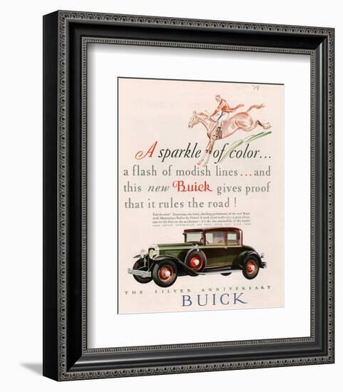 GM Buick - Sparkle of Color-null-Framed Art Print