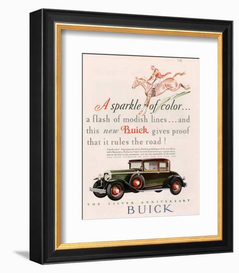 GM Buick - Sparkle of Color-null-Framed Art Print