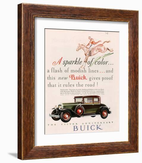 GM Buick - Sparkle of Color-null-Framed Art Print