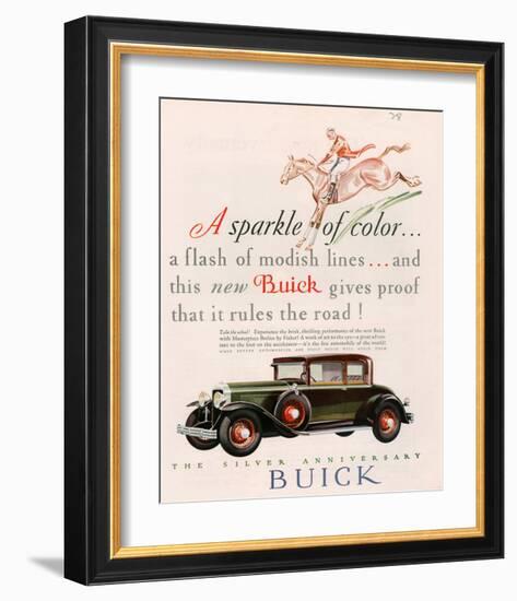 GM Buick - Sparkle of Color-null-Framed Art Print