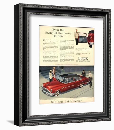 GM Buick - Swing of the Doors-null-Framed Art Print