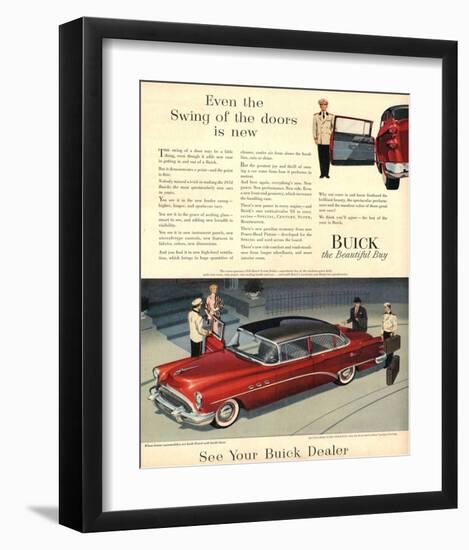 GM Buick - Swing of the Doors-null-Framed Art Print