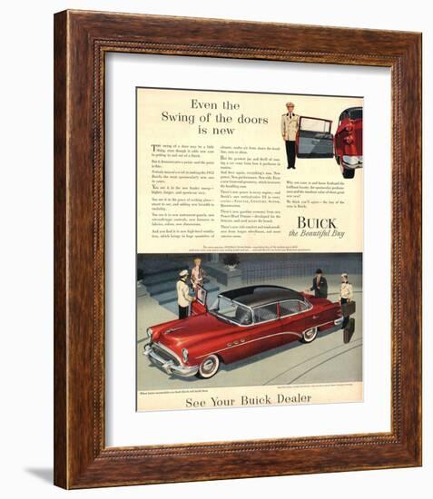 GM Buick - Swing of the Doors-null-Framed Art Print