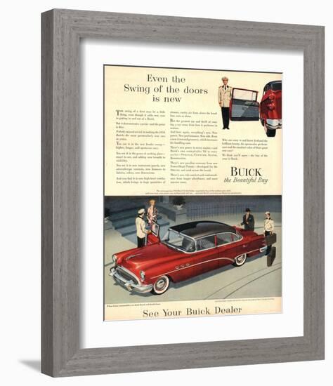 GM Buick - Swing of the Doors-null-Framed Art Print