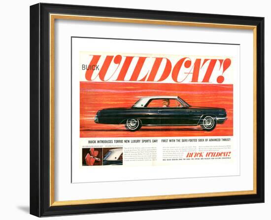 GM Buick - Wildcat Luxury Car-null-Framed Art Print