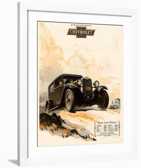 GM Chevrolet Economic Transport-null-Framed Art Print