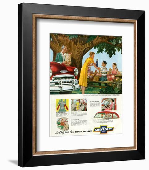 GM Chevrolet Priced So Low-null-Framed Art Print